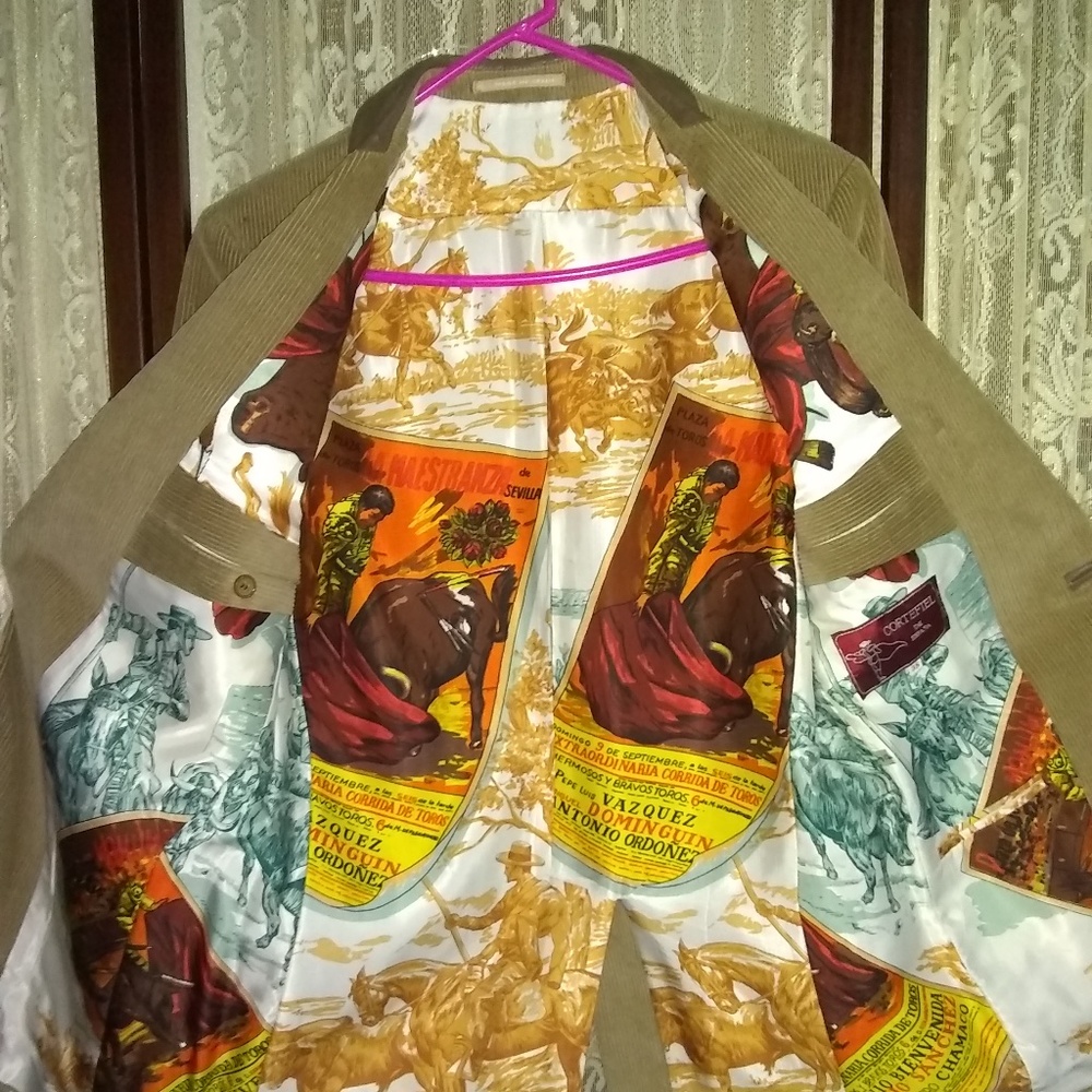 CORTEFIEL DE ESPANA CORDUROY WESTERN SPORTS COAT